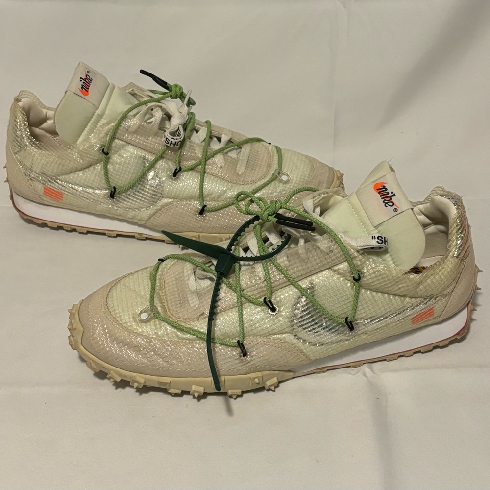 Nike x Off-White Waffle Racer SP Electric Green Men’s Size 14/15.5W CD8180-100